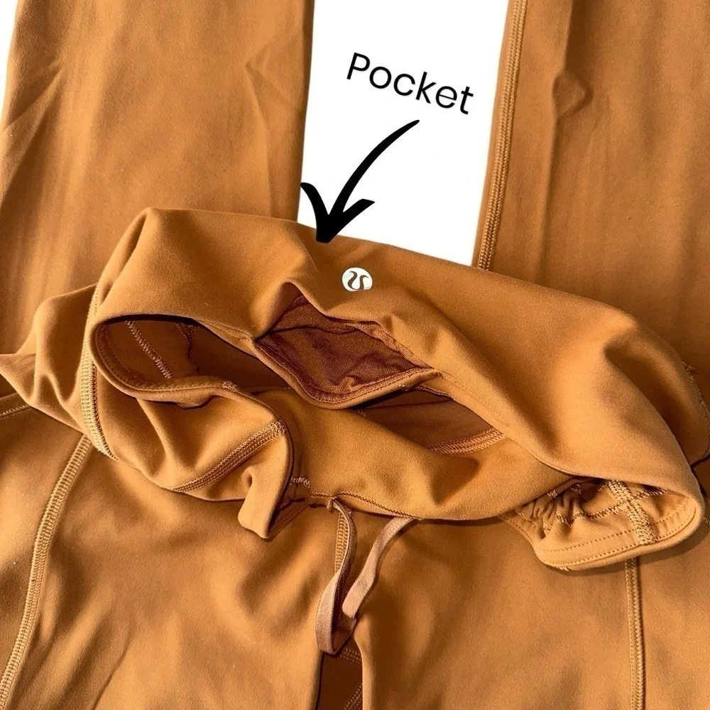 NWOT Lululemon Invigorate High-Rise Tight 25" Women’s Size 6 Butternut  Brown - Picture 8 of 16